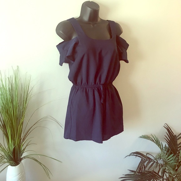 Navy Blue Romper 🌻 - Picture 6 of 8